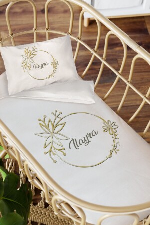 Personalized Mother's Side 60x100 Crib Sleeping Duvet Cover Set - Homamia