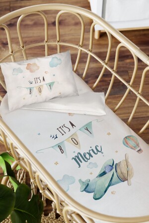 Personalized Mother's Side 60x100 Crib Sleeping Duvet Cover Set - Homamia