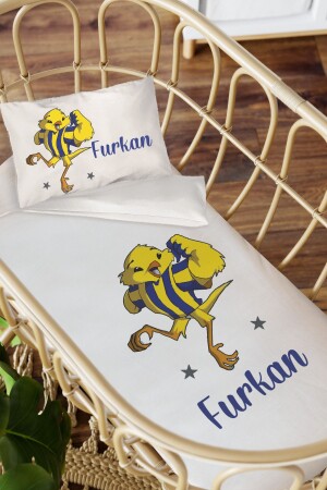 Personalized Mother's Side 60x100 Crib Sleeping Duvet Cover Set Kanarya 285374638002 - Homamia