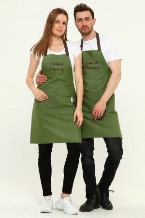 Personalized Name Embroidered Apron Kitchen Cafe Chef Barista Waiter Florist Hairdresser Apron 1 Piece NB - Monki Haus
