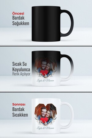 Personalized Porcelain Mug with Name and Photo - Cup with Picture - Hediyelabs