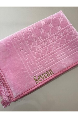 Personalized Prayer Rug Yarn Writing - Peluş