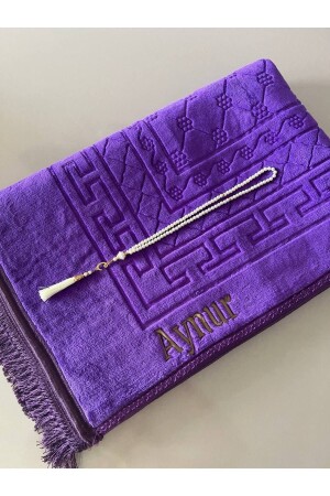 Personalized Prayer Rug Yarn Writing - Peluş