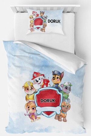 Personalized Single Micro Satin Duvet Cover Set Paw Patrol tknevrs-pawpatrol - Homamia