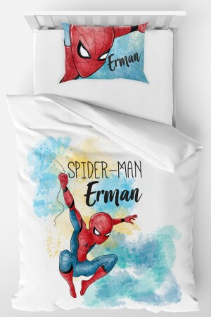 Personalized Single Micro Satin Duvet Cover Set Spiderman nvr-91827365 - Homamia