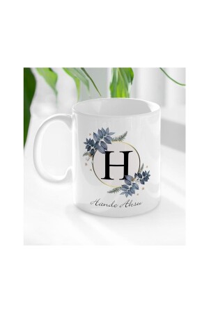Personalized White Mug with Initials and Names - Foto Yiğit