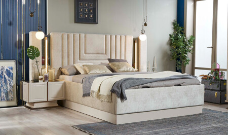 Peru Storage Bed and Headboard - Cadde Yıldız