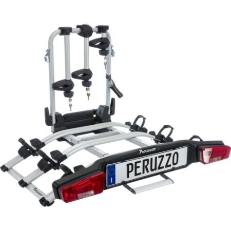 Peruzzo Zephyr 3 bisiklet ve elektrikli bisiklet taşıma aparatı, çekme demirine monte edilir (alüminyum). - Peruzzo