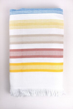 Peshtemal Strand- und Heimtuch, 100 % Baumwolle, 75 x 150 cm, 8658 V1 Peshtemal75 x 154 - Taka Fabrics