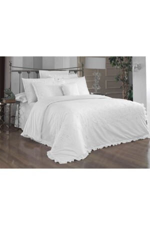 Pest Satin Duvet Cover Set Double V1 BDYR-Peste-NT - Sarev