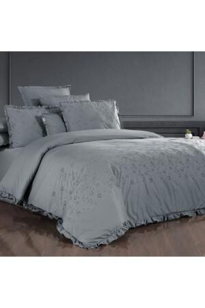 Peşte King Size Pamuk Saten Nevresim Takımı V3 3157867 - Sarev