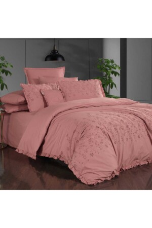Peste Perkal-Doppelbettbezug-Set V4 Rosa 30561--peste-v4 - Sarev