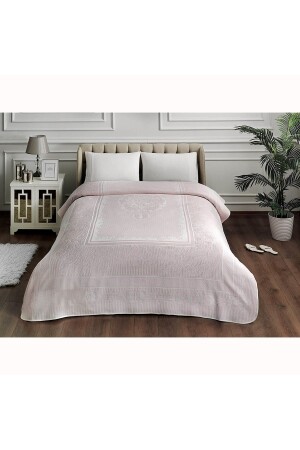 Petrina Jacquard Double Duvet Set Pink - Taç