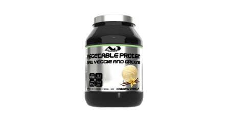 Pflanzliches Eiweiß, rohes Gemüse und Blattgemüse - POWERBODY