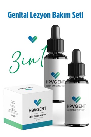 Pflegeset für Genitalläsionen (Warzencreme) - Hpvgent