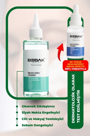 Pharma Pore Tightening and Blackhead Effective Tonic 200ml (GLYCOLIC ACID 5% AHA) 1100013289 - Bebak
