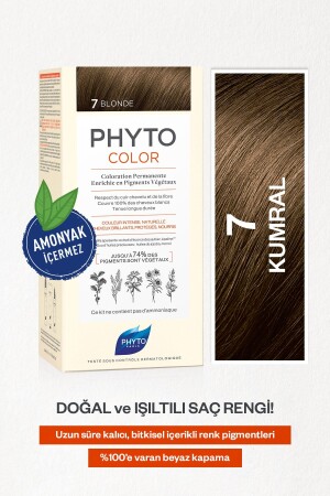 Phytocolor 7 Auburn Ammonia-Free Permanent Herbal Hair Dye 3338221002402 - Phyto