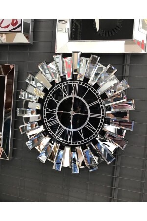 Piano Mirrored Clock 80 Cm - İk Mimarlık