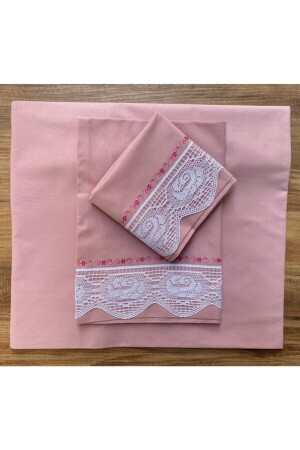 Piccolo-Spitzen-Puderlaken-Set - Çeyiz Bahçesi