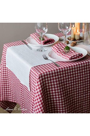 Picnic Cloth Red Pattern Tablecloth - Pötikare