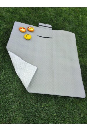 Picnic Mat Camping Type Waterproof - Gray Color 160*150 Cm - Be Active