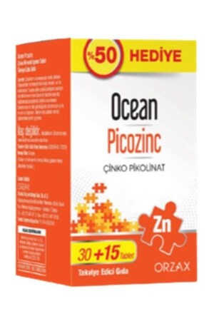 Picozinc-Zink-Ergänzungsmittel 15 mg 45 Tabletten - Ocean