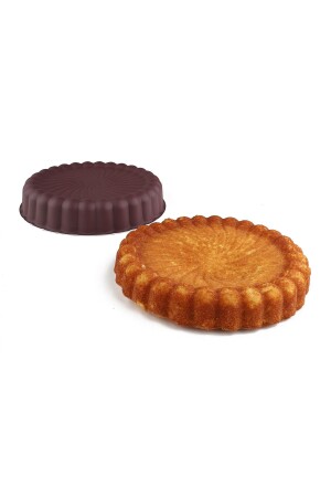 Pie Teflon Cake Mold Purple Line Pattern BEG1243 - Evisimo