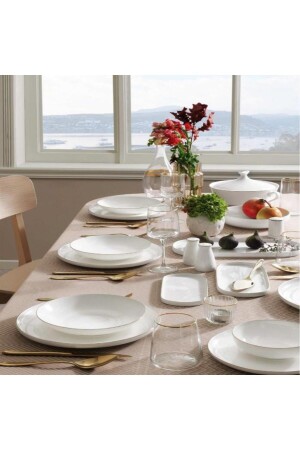 Pierrecardin Pure Gold 62 Piece Dinner Set 000000001500202141 - Pierre Cardin