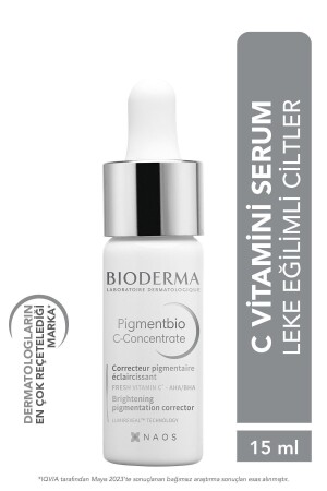 Pigmentbio C-Concentrate Anti-Blemish Skin Tone Equalizing Night Serum with Vitamin C 15 ml - Bioderma