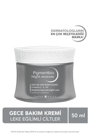 Pigmentbio Night Renewer Anti-Blemish Skin Tone Equalizer Vitamin C and E Night Cream 50 ml HBV00000NF1F9 - Bioderma