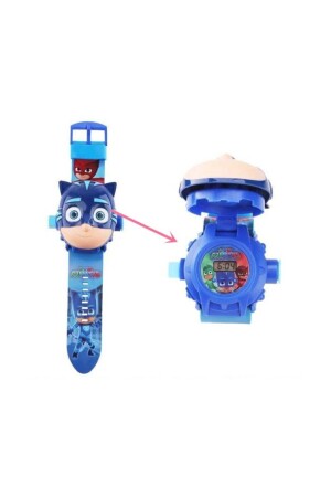 Pijamaskeliler , Pjmasks, , S, Kedi Çocuk, Projeksiyonlu Saat PJ001CAT001 - Pj Mask