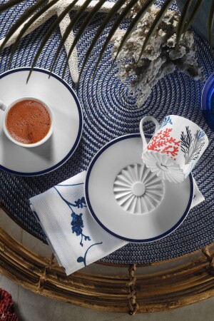 Pilea 4 Piece Coffee Set for 2 Persons 12216 PLAR04KT42012216 - Kütahya Porselen