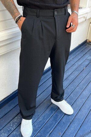 Pileli Klasik Baggy Pantolon - Wamoss