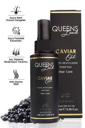 Pınar Dönmez Caviar Extract Hair Care Serum Special for Damaged Hair 100ml QL-92404 - Queensland