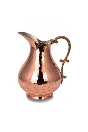 Pınar Jug No. 2 Hand Forged Red Crane7258-1 P172S7192 - TURNA BAKIR