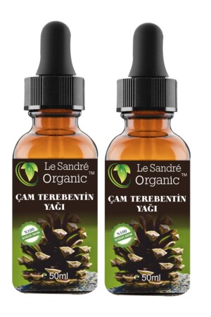 Pine Turpentine Oil 50 Ml +50 Ml Set of 2 - Le'sandre Organics