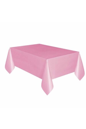Pink Birthday Tablecloth 137*183 cm - Mavi Balon Parti Evi