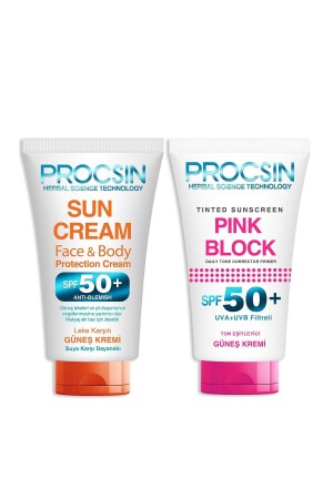Pink Block Anti-Blemish Sun Care Package WATER. 96. 90. 021. 050 - PROCSIN