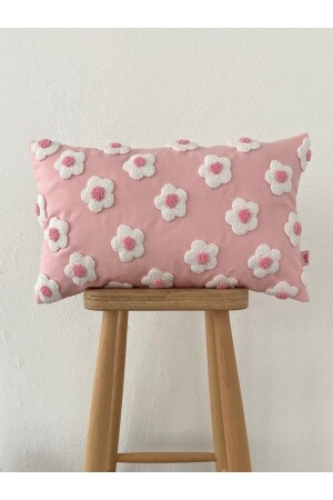 Pink Daisy Punch Dekokissenbezug 30*50 cm TYC00765044220 - Galia Tasarım