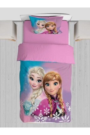 Pink Elsa Patterned Duvet Cover Set bebaksnvrsm22042023 - Bebaks