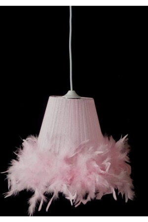 Pink Feather Girl's Room Baby's Room Chandelier 202010 - TEKAY AYDINLATMA