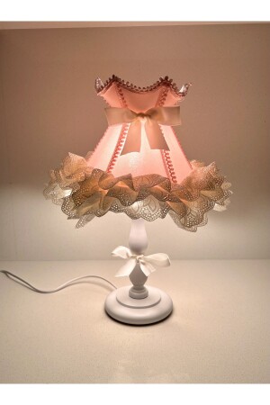Pink Lace Lampshade PFABJ2 - LULUAVİZEM