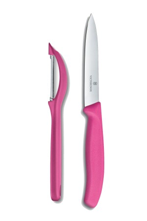 Pink Peeler and Knife Set VC7706L11576076 - VICTORINOX