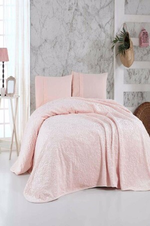 Pink Spring Double Blanket 19398 - ATLASS HOME