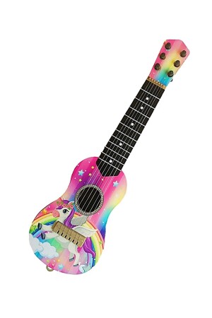Pink Toy 6 String Spanish Guitar Unicorn My Little Pony Patterned 50 Cm. - Brother Toys