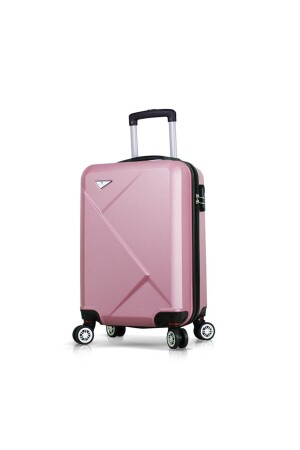Pink Women's Suitcase My Valice Diamond Abs Kabin Boy Suitcase Rose Gold - My Valice