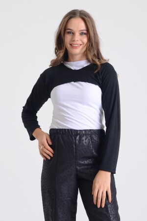 PINKMARK KADIN İÇE GİYİLEN TESETTÜR UZUN KOLLUK BOLERO PMBL25545 - Pinkmark