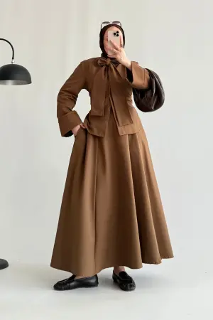 Pinterest Manu Skirt Set Olive - Nuuwears