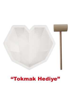 Pinyata Diamond Heart Chocolate Mold + Mallet KLT-021 - velomy