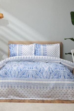Pique Set 100% Cotton Rnf Double Della Blue 200. 21. 01. 0867 - Karaca Home